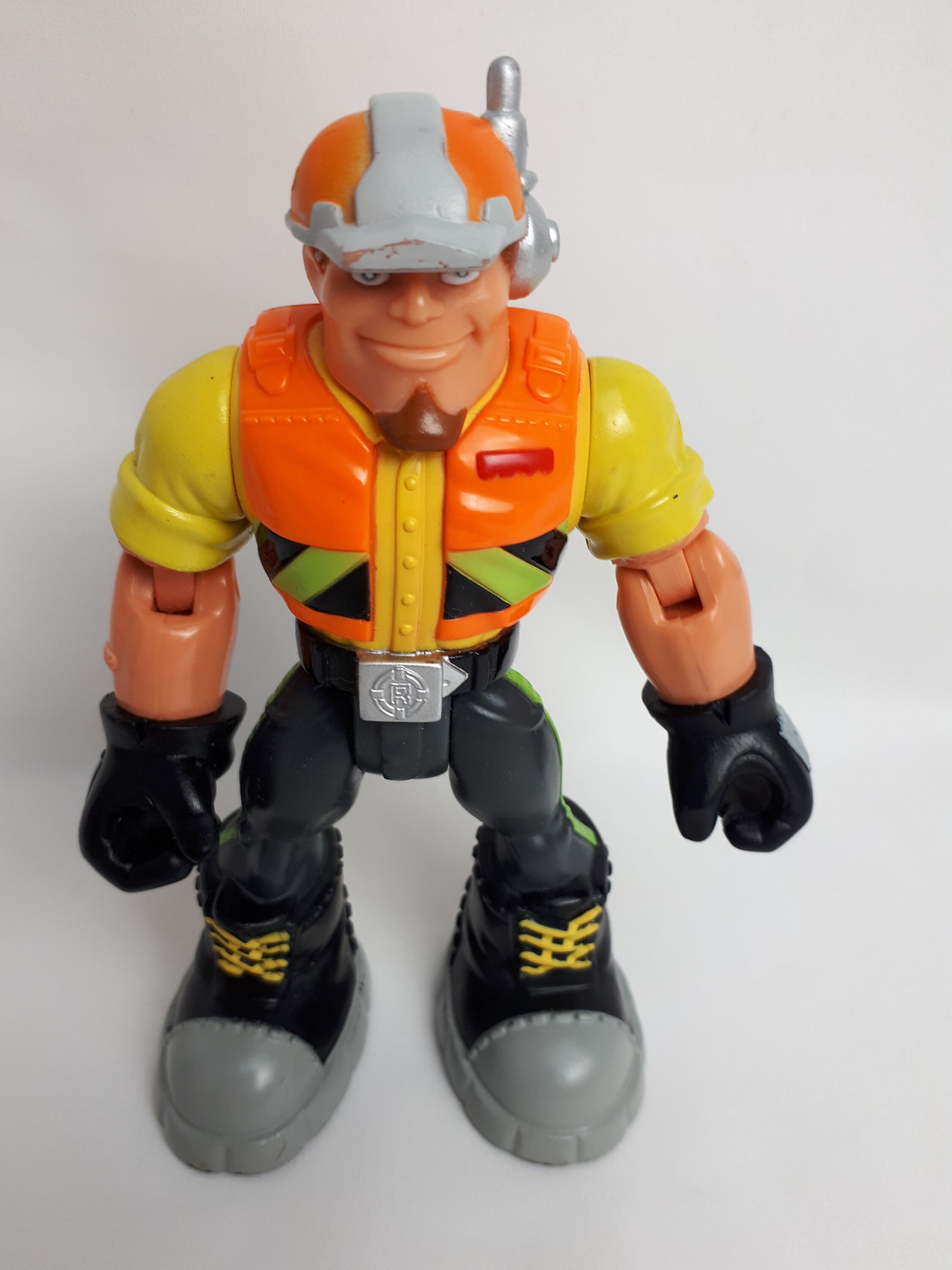 Rescue Heroes Construction Worker Action Figure With Axe
