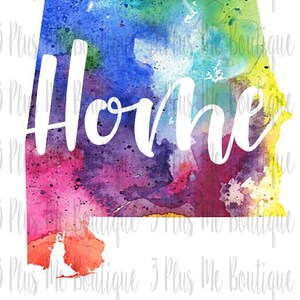 Alabama Home Sweet Home Sublimation