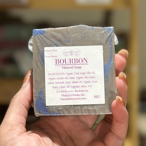 Bourbon Soap/ Shea Butter/ Natural/ Gift/ Organic