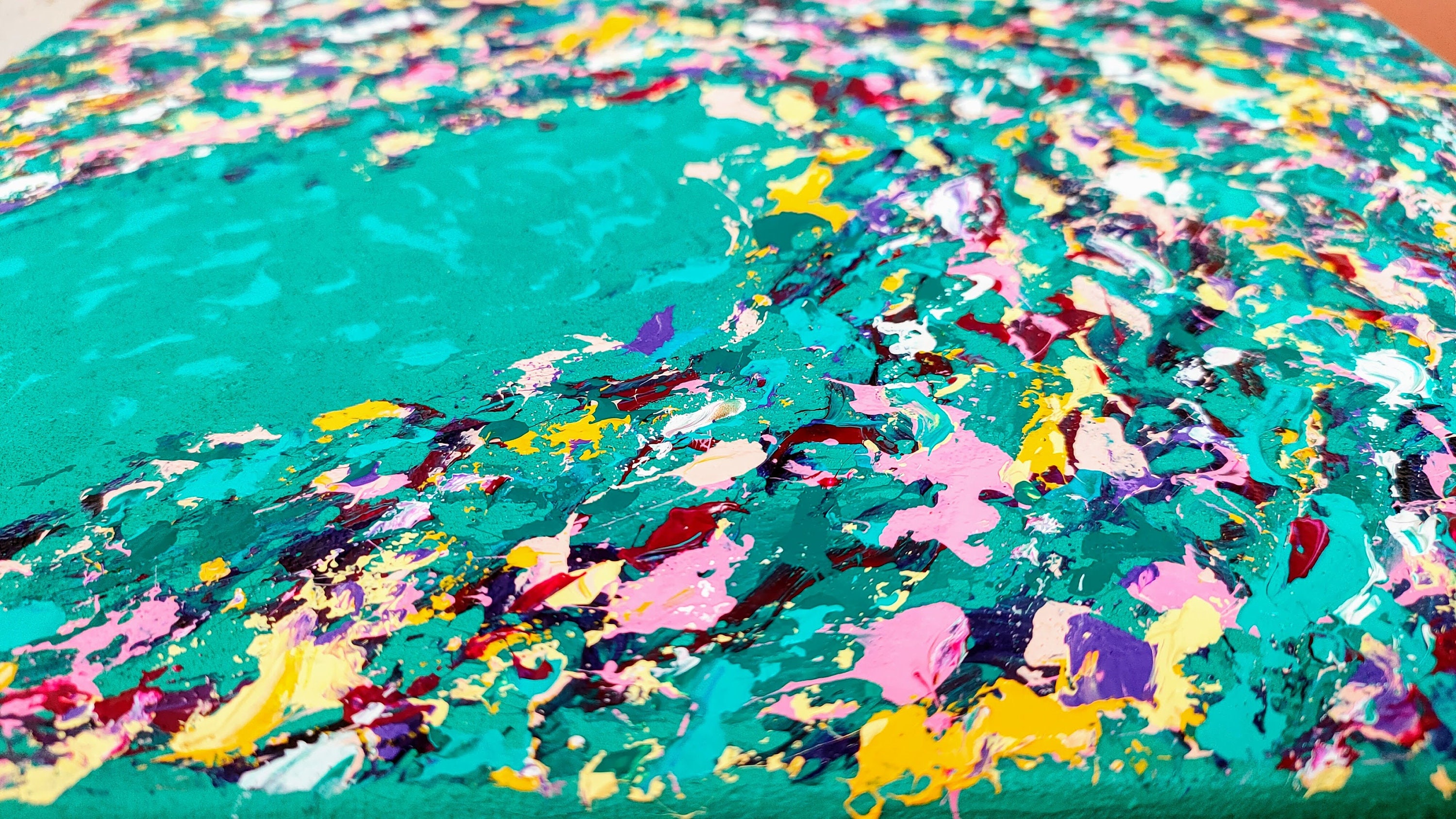 Marine Abstract Painting abstract art on canvas Acrylic Etsy