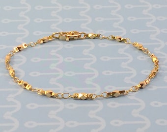 WHOLESALE LOT OF 25 14kt WHITE GOLD PLATED 16 INCH 2mm TWISTED NUGGET CHAINS