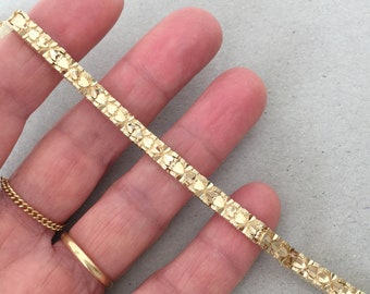 women's gold nugget bracelet