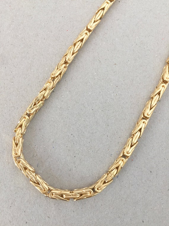 Byzantine Chain Necklace 4.5mm Thick 