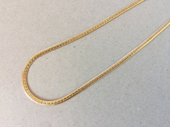 Herringbone Chain Necklace 4.3mm Wide 