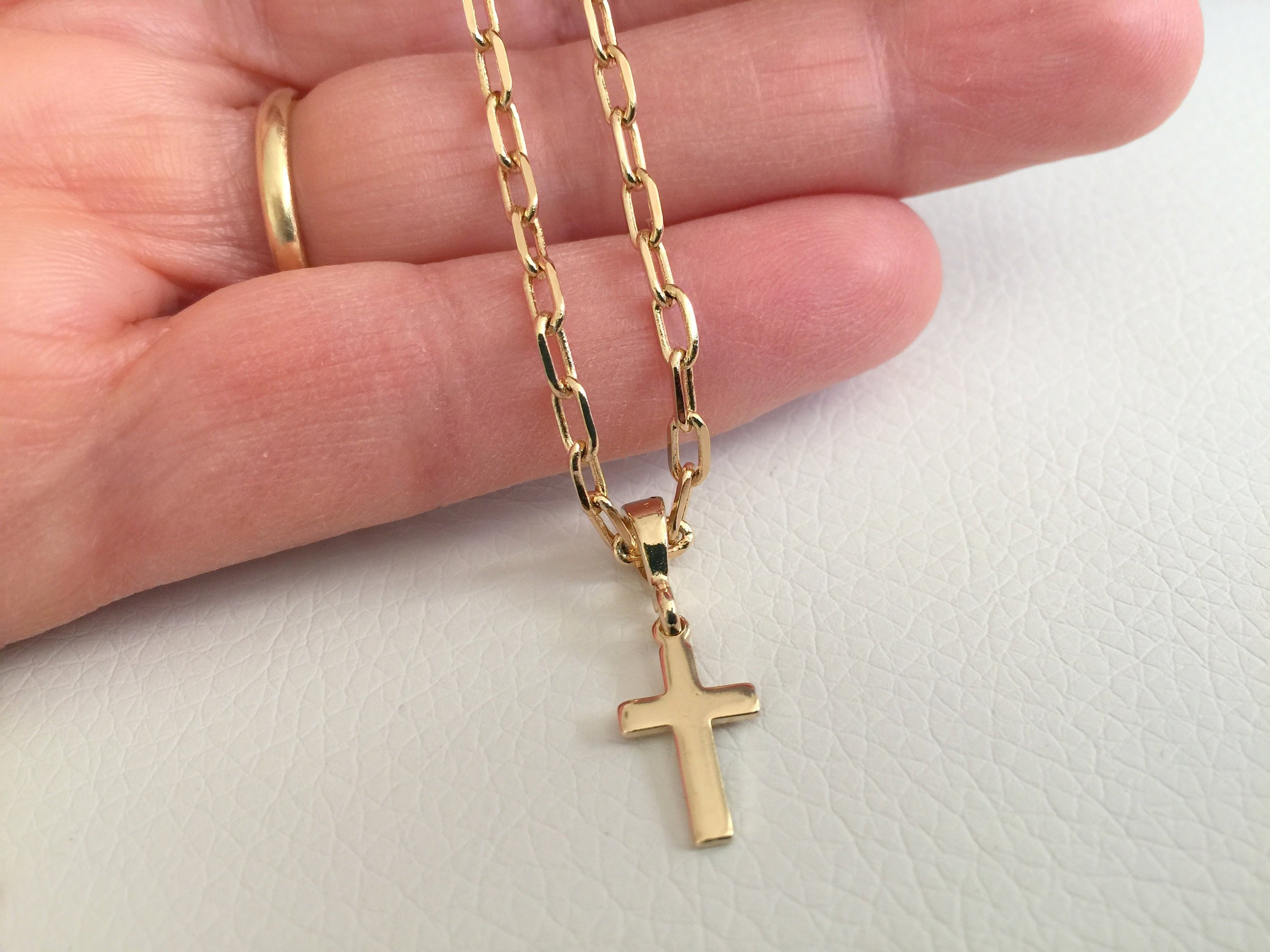 Gold Cross Necklace Cross Necklace Gold 