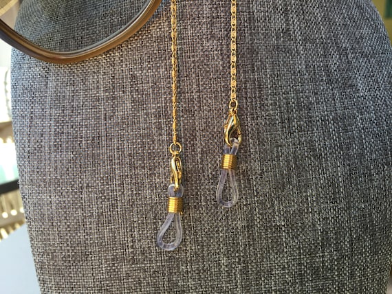 Gold Eyeglass Chain Gold Sunglasses 