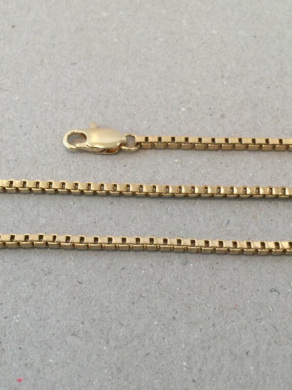 24 inch gold box chain