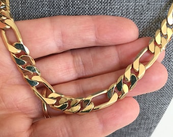 Men's Gold Chain Necklace 22 Thick 