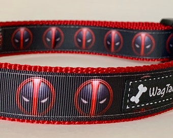deadpool cat collar