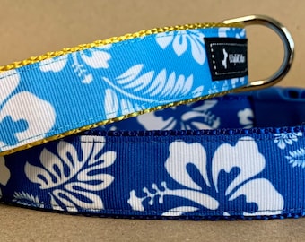 Hawaiian Hibiscus Dog Collar