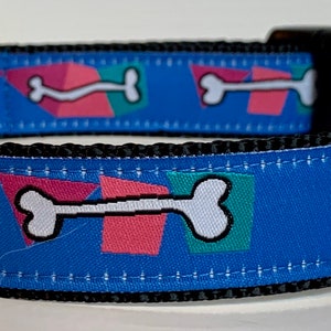 Modern Dog Bone Dog Collar