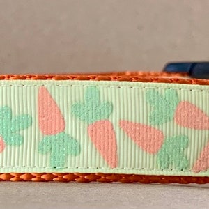 Sparkly Carrots Dog Collar