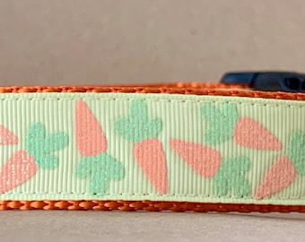 Sparkly Carrots Dog Collar