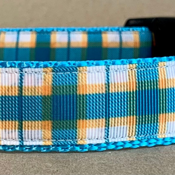 CC Puppy Raiser Plaid Dog Collar