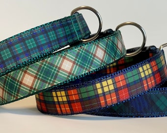 Gentleman’s Plaid Dog Collar