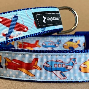 Lutes Airplanes Dog Collar