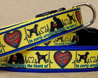 Beats The Heart Of Puppy Raiser Dog Collar