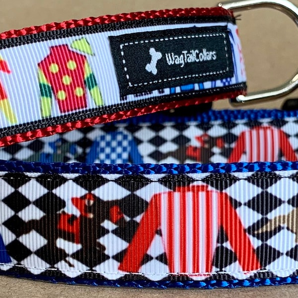 Kentucky Derby Dog Collar