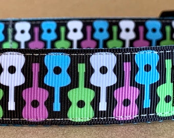 Music City Guitar Dog Collar