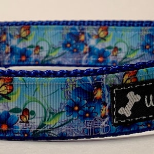 Lente bloemenviering hondenhalsband