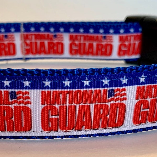 National Guard Inspired Dog Collar