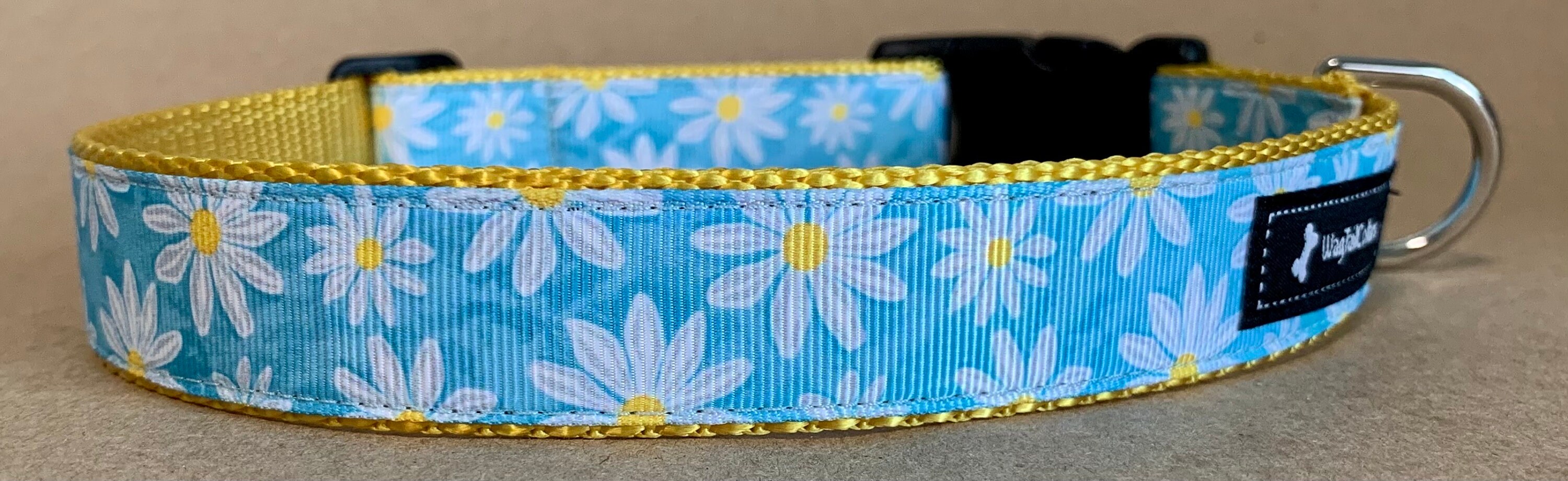 Blue and hotsell yellow dog collar