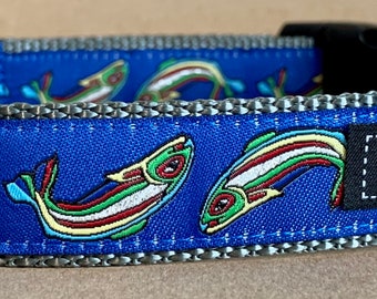 Fisherman’s Dream Blue Dog Collar