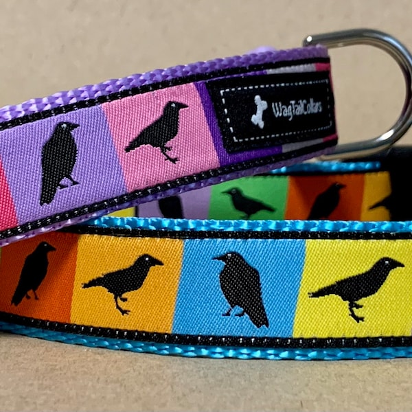 Raven or Crow Dog Collar