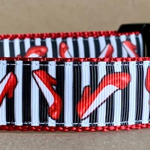Ruby Red Shoes Dog Collar