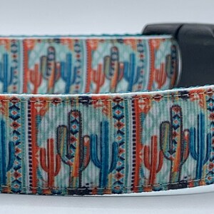 Western Cactus Dog Collar