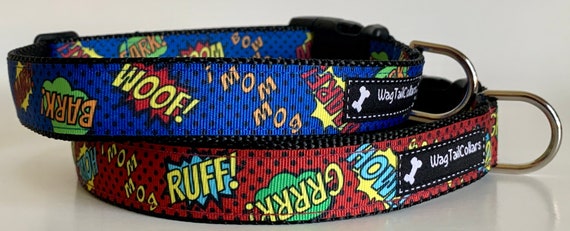 Hundehalsband mit Schleife WOW AAARF - Etsy Schweiz