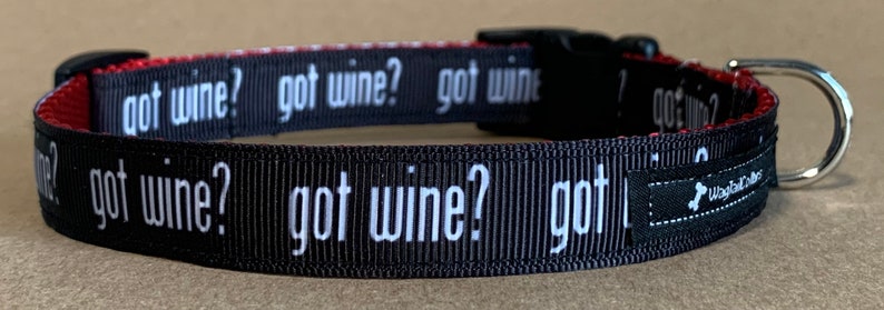 Got Wine Small Dog Collar