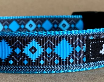 Indian Blue Diamond Dog Collar