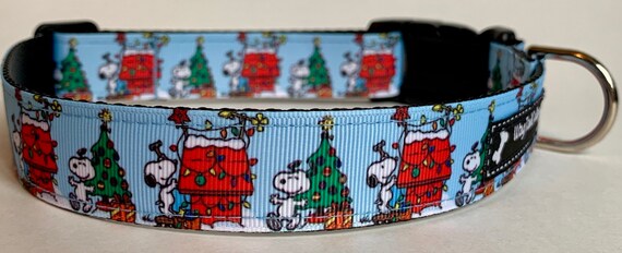 Christmas Lighted Dog House Collar