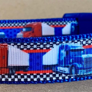 Semi Trucks Dog Collar
