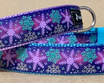 Sparkling Snowflakes Dog Collar