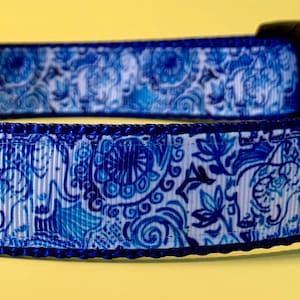 Blue Elephant Dog Collar