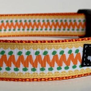 Bunny’s Carrots Easter Dog Collar