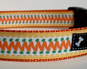 Bunny’s Carrots Easter Dog Collar