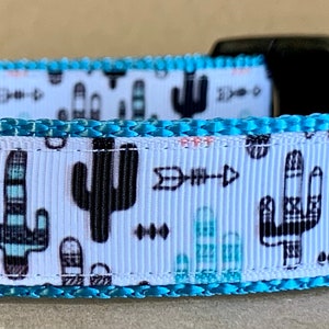 Cactus & Arrows Dog Collar