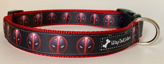 deadpool dog collar