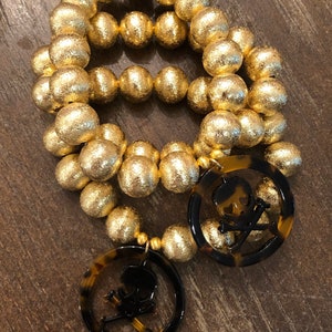 Goldy Gasparilla Stretch Bead Bracelet image 4