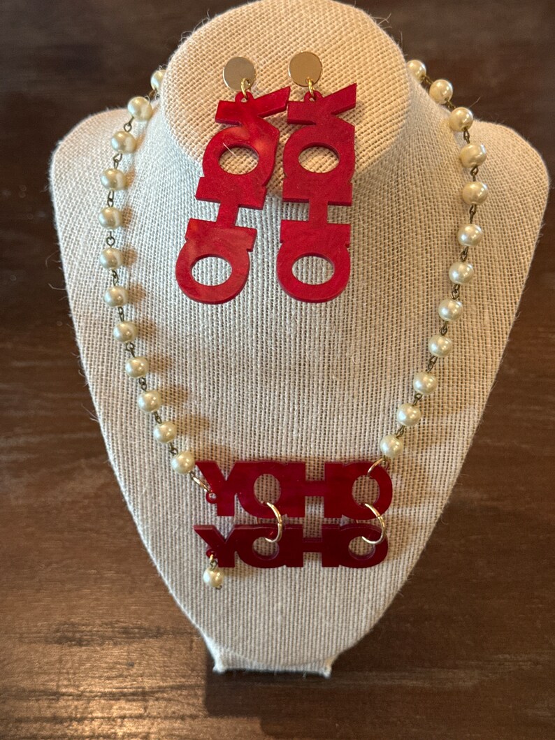 Gasparilla YoHo Word Earrings image 2