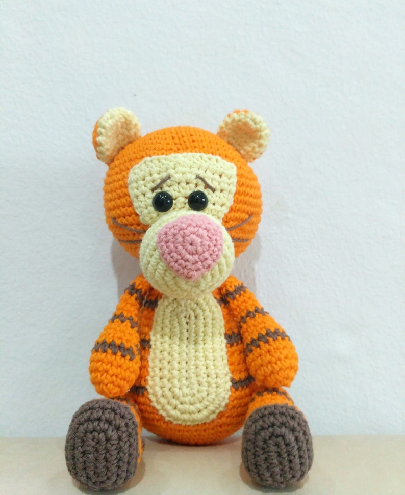 PATTERN Tigger Amigurumi Crochet Tigger PDF Crochet Etsy