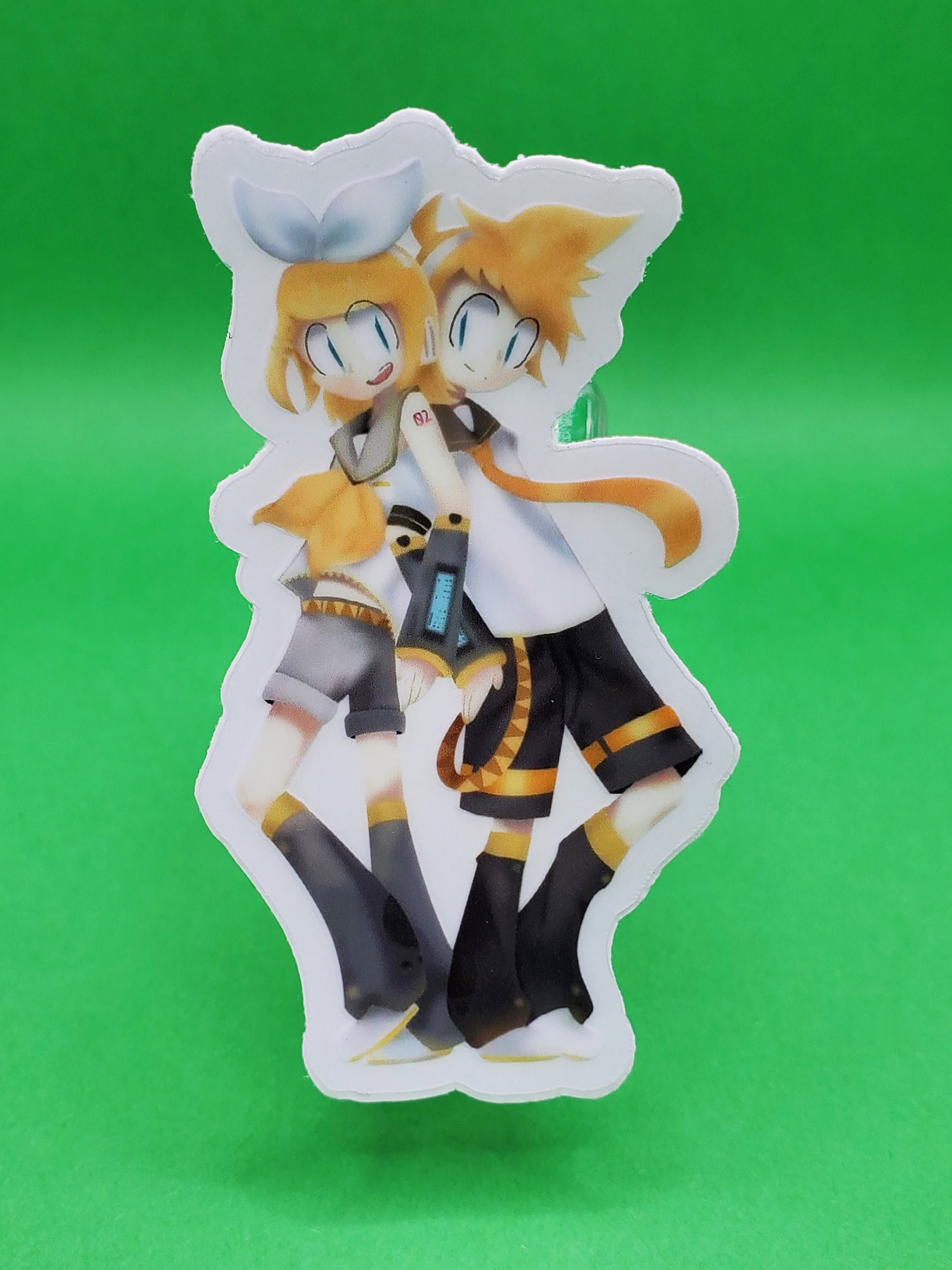 Vocaloid Rin and Len Holographic and Vinyl Stickers weatherproof