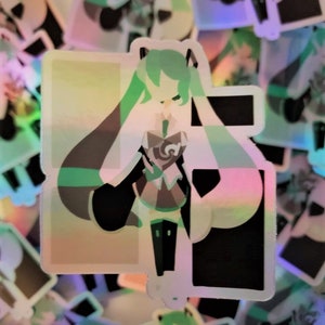 Holographic Miku Sticker