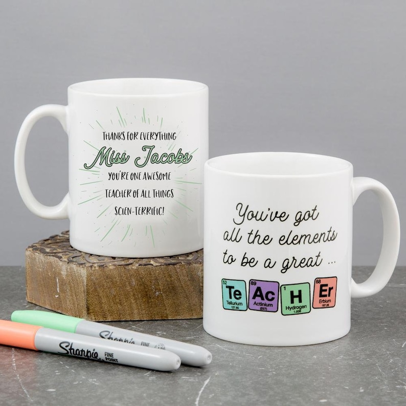 Personalised Teacher Gift Mug World's Best Science or Etsy