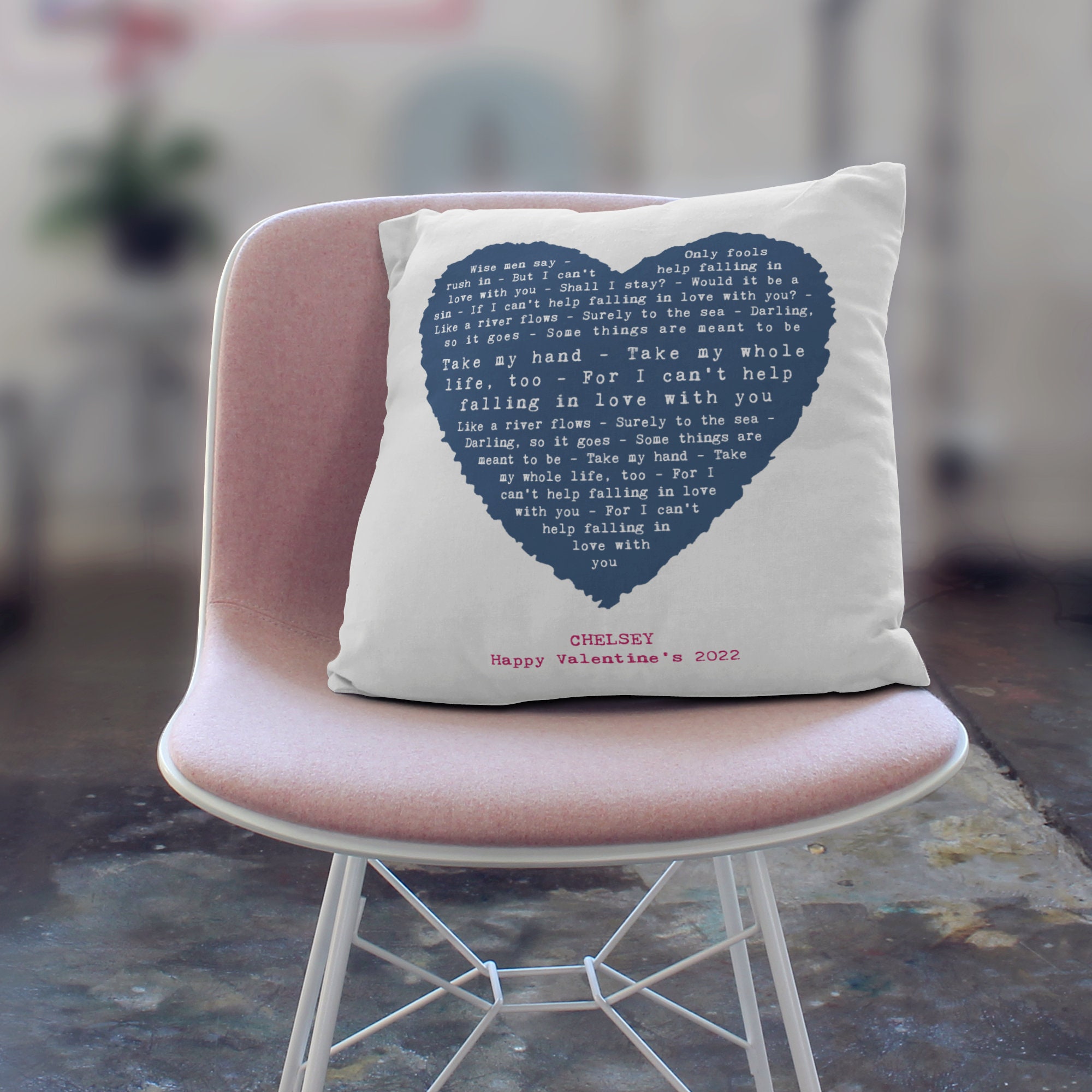 Kodaline "der eine" personalisierte Liedtexte Kissen 2nd Jahrestag Geschenk-Frau Kodaline "der eine" personalisierte Liedtexte Kissen 2nd Jahrestag Geschenk-Frau