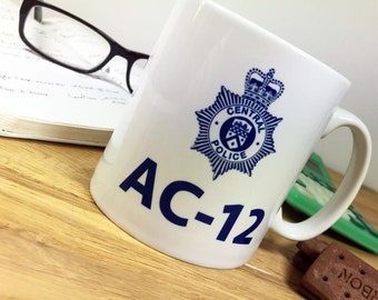 Personalised Line of Duty Season 1 2 3 AC-12 AC12 Novelty Police Fan Mug | Ideal Fan Present for Mum Dad Sister Brother or yourself