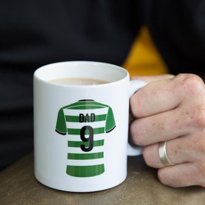 Personalised Team Strip Mug Custom Sport Or Football Kit Design Man Of The Match Motif Gift for Dad, Husband, Brother, Son, Father image 4